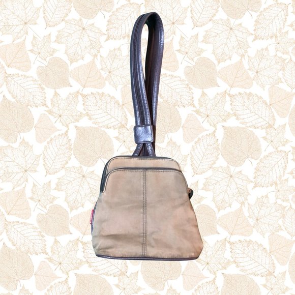 Small Liz Claiborne Cloth Backpack (Zipper Strap) - Picture 1 of 4